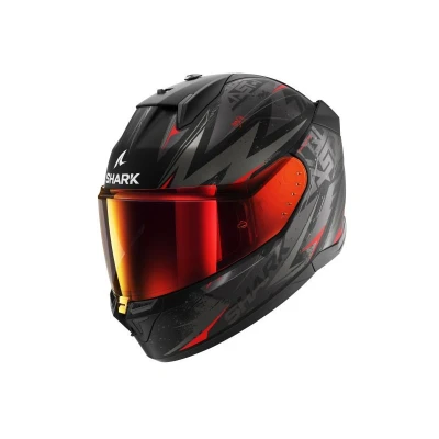 Abbildung von SHARK, Integralhelme motorrad D SKWAL 3 BLAST R mat black anthracite red KAR, L, (getöntes Visier nicht im Lieferumfang enthalten)