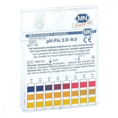 Abbildung von pH fix Indikatorstäbchen 2,0 9,0 100 St