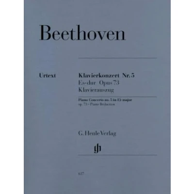 Abbildung von Konzert für Klavier und Orchester Nr. 5 Es dur op. 73; Klavierauszug: Besetzung: Zwei Klaviere zu vier Händen (G. Henle Urtext Ausgabe)