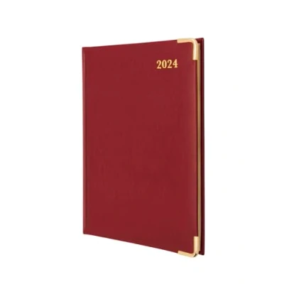 Abbildung von Collins Debden Classic Terminplaner 2024, kompakt, Wochenansicht, Business Planer und Organizer, Januar bis Dezember Wochenplaner, Rot, 1270V.15 24