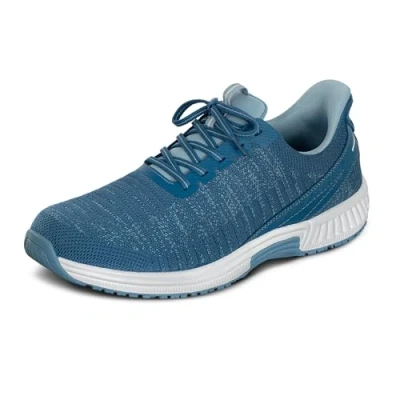 Abbildung von Orthofeet Hands Free Orthopädischer Herren Slip in Sneaker Blau Yari, 40 Weit