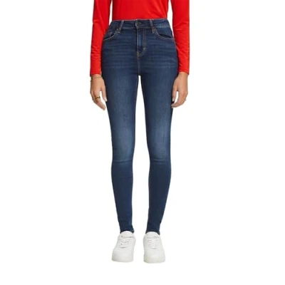 Abbildung von Esprit Jeans Skinny Fit, Damen, Größe: 29x34, Blue dark wash