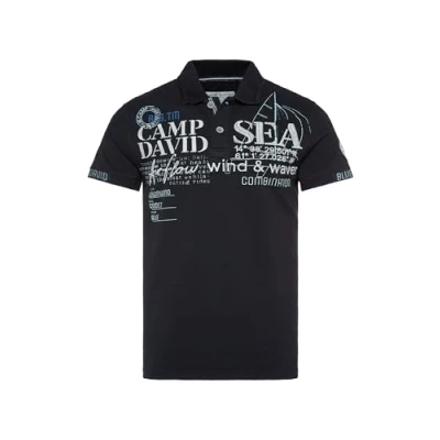 Abbildung von Camp David Poloshirt, Herren, Größe: Medium, Navy