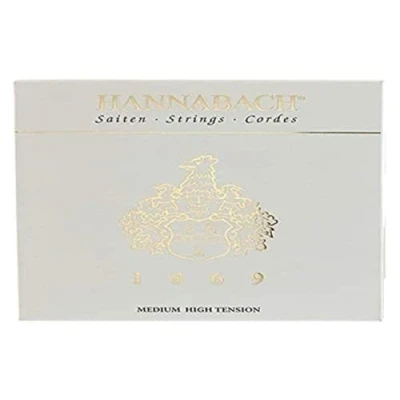 Abbildung von Hannabach 652787 Klassikgitarre Saite Satz Serie 1869 Carbon/Gold MHT 1869MHT