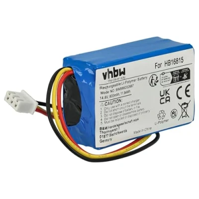 Abbildung von vhbw Akku kompatibel mit Hobot 298, 368, 388 Home Cleaner Heimroboter (800mAh, 14,8V, Li Ion)