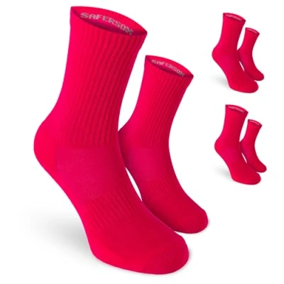 Abbildung von Safersox Mückensocken Sportsocken Socken 3er Vorteilspack Pink, 35 38