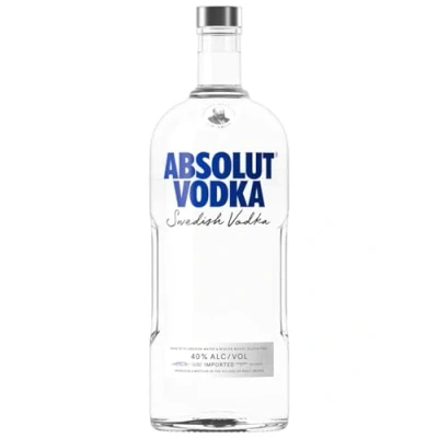 Abbildung von Absolut Vodka Original Absolute Reinheit und einzigartiger Geschmack in ikonischer Apothekerflasche Ideal für Cocktails Longdrinks 1 x 1,75 l