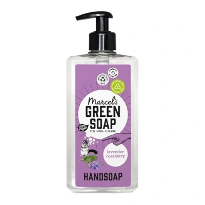 Abbildung von Marcel&#039;s Green Soap Handseife Lavendel &amp; Rosmarin Flüssigseife Spender 100% Umweltfreundlich Vegan 97% Biologisch abbaubar 250 ml