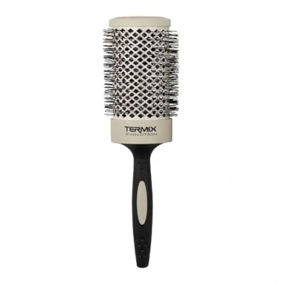 Abbildung von Termix Evolution Soft Ø60 Thermo Rundbürste mit speziellen Borsten für feines Haar. Erhältlich in 8 Durchmessern und im Paketformat 1er Pack