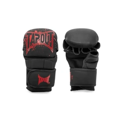 Abbildung von Tapout MMA Sparring Handschuhe aus Kunstleder (1 Paar) RANCHO, Black/Red, L/XL, 960002