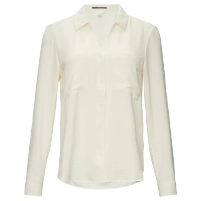 Abbildung von QS MIT Brusttaschen Hemdbluse, Damen, Größe: 36, Creme