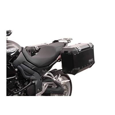 Abbildung von SW MOTECH EVO Kofferträger, QUICK LOCK Funktion, Schwarz für Triumph Tiger 1050 (06 12)