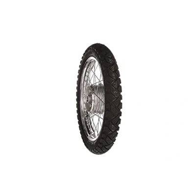 Abbildung von Komplettrad HINTEN 1,5x16 Zoll Alufelge mit Chromspeichen Reifen Heidenau K42 Simson