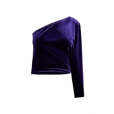 Abbildung von ZITHA Damen One Shoulder Top 19129176 ZI01, LILA, M
