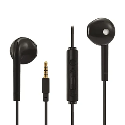 Abbildung von 2GO In Ear Stereo Headset Comfort 3,5mm Klinkenstecker, Multifunktionstaste, Dynamic Bass, schwarz