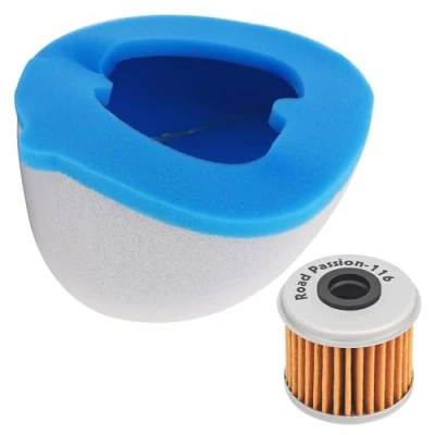 Abbildung von Road Passion Luftfilter &amp; Ölfilter Kit Kompatibel mit Honda CRF450R 2003 2008/ CRF450X 2005 TRX450R 2004