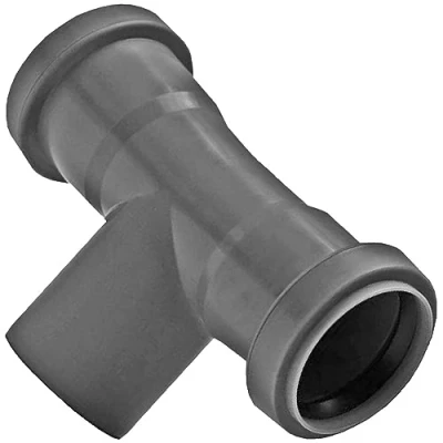 Abbildung von HT System einfach auswählen DN 32 40 50 70 75 100 110 125 150 160 Abwasser Rohr Bogen Muffe Abzweig Stopfen Doppelbogen 87 Außen Ø 50mm (DN50)