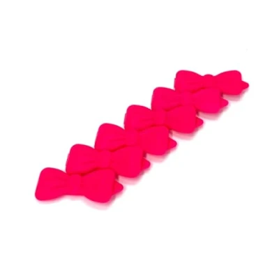 Abbildung von Haarschleife Haarspange für Haustiere Hunde 6 Stück neon pink 31