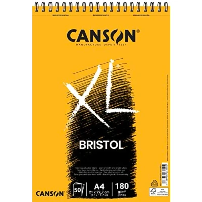 Abbildung von Canson Sp XL Bristol A4 180 g White Skizzenbuch