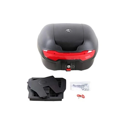Abbildung von H&amp;B Motorradtopcase Topcase Journey 40 universal 35 Liter schwarz unlackiert, Unisex, Multipurpose, Ganzjährig, Kunststoff