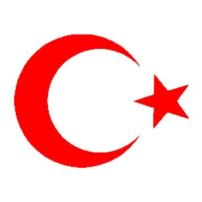 Abbildung von 2X Auto Aufkleber Türkei Halbmond TÜRKIYE Car Sticker Turkey (ca. 11x10 cm, Rot)