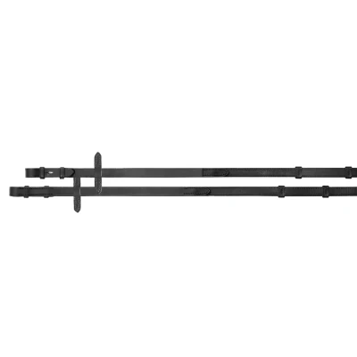 Abbildung von Passier Zügel Comfort Schwarz/Silber XWarmblut