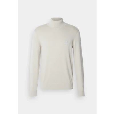 Abbildung von BOSS Akiro Strickpullover, Herren, Größe: Large, Light beige