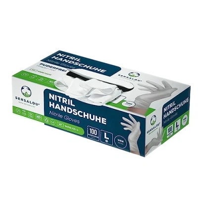 Abbildung von Sensalou Nitril Handschuhe Größe L 100 St