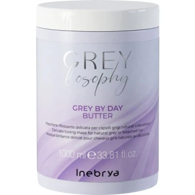 Abbildung von Inebrya Greylosophy Sanfte Reflex Maske für natürliches graues oder blondes Platinblond, 1000 ml