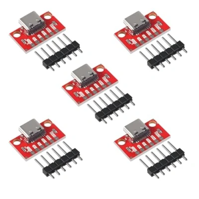 Abbildung von AEDIKO 5pcs USB Type C Breakout Board Serial Socket 16P 2.54 mm PCB Converter