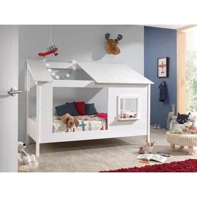 Abbildung von Vipack Kinderbett, (Made in Europe), Hausbett wahlweise mit Bettschublade