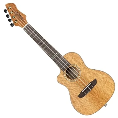 Abbildung von Ortega Guitars Konzert Ukulele Linkshänder Elektro Akustisch Horizon Series Inklusive Gigbag Mango, Natur (RUMG CE L)