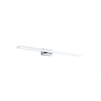 Abbildung von Eglo 900021 LED Spiegelleuchte Badezimmer TABIANO Z weiss chrom L:90.5cm B:13.5cm H:7cm dimmbar IP44 2700 6500K mit Connect Funktion