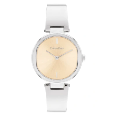 Abbildung von Calvin Klein Sculptural Uhr Silber/roségold silber, Damen, Größe: One Size, silber
