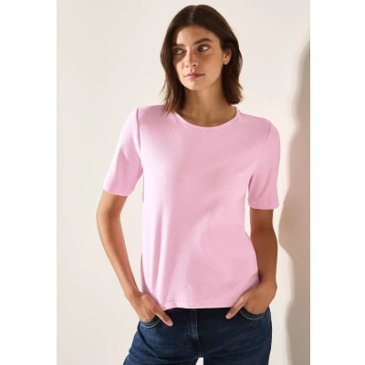 Abbildung von Cecil Tshirt basic, Damen, Größe: XS, Rosa