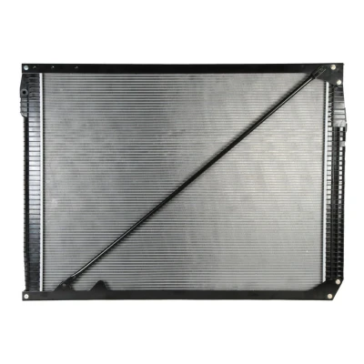 Abbildung von NRF 519578 Kühler, Motorkühlung Aluminium 1015 829 42 mit Rahmen Kühlrippen gelötet MERCEDES BENZ: ACTROS MP2 / MP3