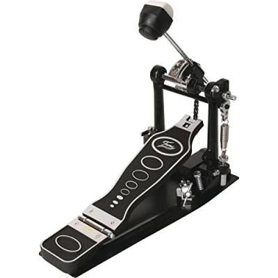 Abbildung von Fame FP9000 Einzelpedal, Robuste Fußmaschine, Einstellbare Federspannung, Einzelkette, Stabile Bodenplatte, Ideal für Einsteiger und Fortgeschrittene
