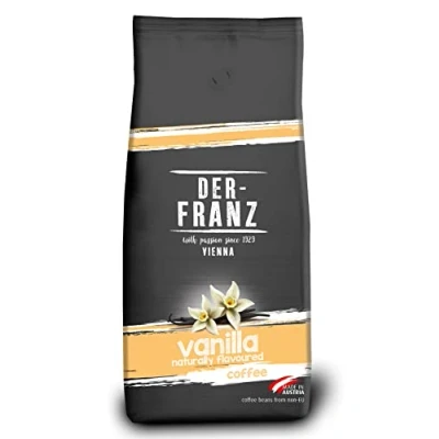 Abbildung von Der Franz Kaffee, aromatisiert mit Vanille, Intensität3/5, Arabica und Robusta Kaffeebohnen, 1000 g