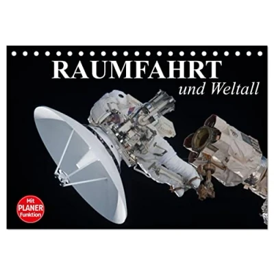 Abbildung von Raumfahrt und Weltall (Tischkalender 2025 DIN A5 quer), CALVENDO Monatskalender