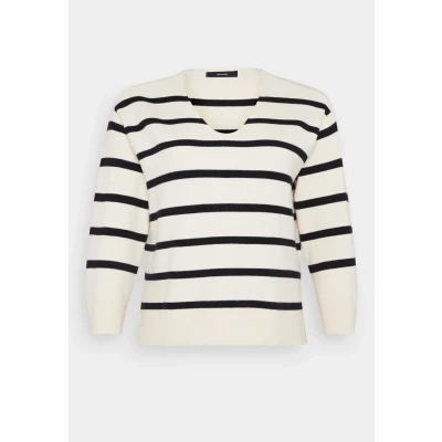 Abbildung von VERO MODA CURVE Vmcsaba Ls V Neck Pullover Ga Noos Cur