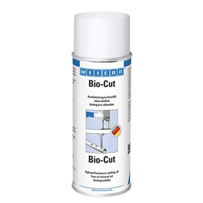 Abbildung von WEICON Bio Cut Schneidöl 400 ml silikonfreies Bohröl Schmiermittel biologisch abbaubar transparent