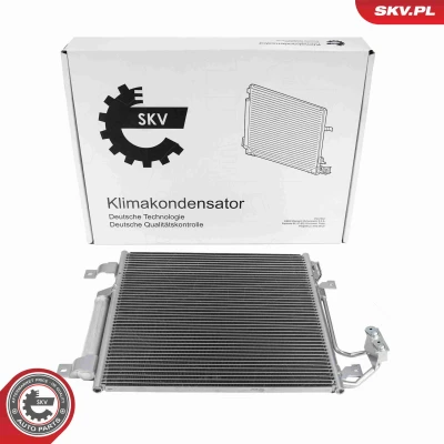 Abbildung von ESEN SKV 86SKV496 Klimakondensator ohne Trockner Aluminium 459mm JEEP: Wrangler III SUV (JK) 3.8, 2.8 CRD, 3.6 V6, 3.8 RWD 2007 2011