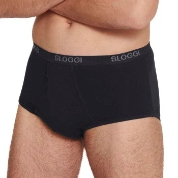 Abbildung von sloggi men Herren Basic Maxi Slip, Black, 6