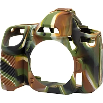 Abbildung von easyCover Silikon Kameratasche Schutz für Ihre Kamera Nikon D780 Camouflage
