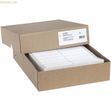 Abbildung von HERMA Computeretiketten endlos 88,9x23,0mm 2 bahnig VE=12000 Stück