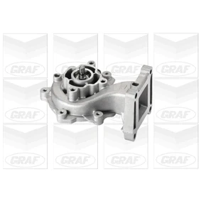 Abbildung von GRAF PA839 Wasserpumpe mit Dichtung ohne Deckel mechanisch Thermoplast für Keilrippenriementrieb FORD: MONDEO 3 Kombi,