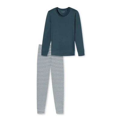 Abbildung von Schiesser SET Nachtwäsche Set, Damen, Größe: 50, Blau weiss