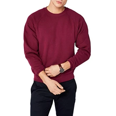 Abbildung von Fruit of the Loom Herren Sweatshirt Small (Herstellergröße: Small) Rot