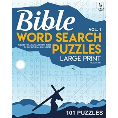 Abbildung von Bible Word Search Puzzles Vol. 1: for Adults &amp; Seniors Based on Inspirational Verses (LARGE PRINT)