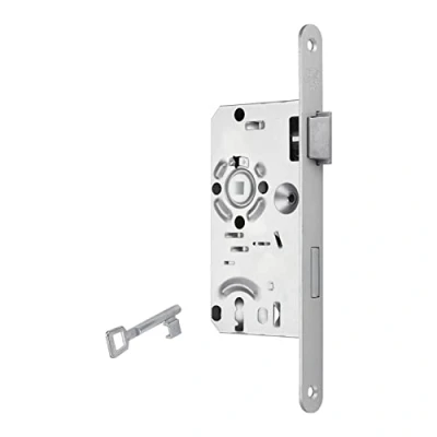 Abbildung von SO TECH® Einsteckschloss Türschloss Dornmaß 55 mm Zimmertürschloss, Buntbart, Klasse 1, Stulp 20 von BKS